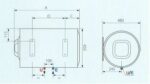 Bojler Ariston Pro1 R 80 H 2K – 80 L Horizontal, WaterPlus & TitanShield