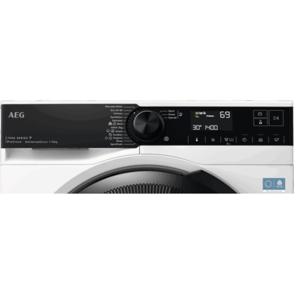 Lavatrice AEG LFR73164OE – 10 kg, 1600 rpm, ProSteam & Eco TimeSave, Kapacitet i Madh, Teknologji Inteligjente për Kujdesin e Rrobave