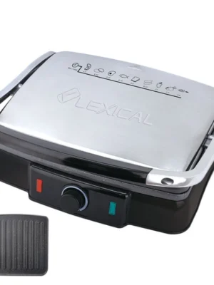 Lexical LSM‑2507 2200W Grill & Sandwich Maker – Pllakë Graniti, Hapje 180°