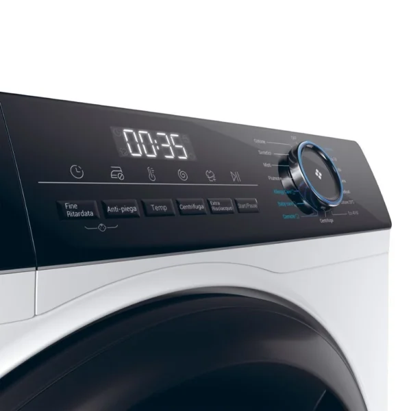 Lavatriçe Haier HW90-B1439-S – 9 kg, Inverter Direct Motion, 1400 rpm, Steam & ABT, Klasa A++