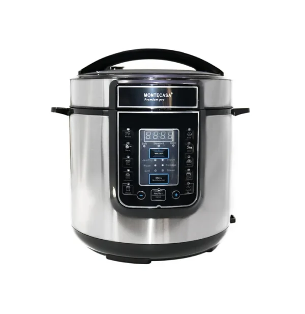 Multicooker Montecasa Premium Pro 6 L – 1000 W, Inox, 20+ Programe, Start Delay, Mbaj Ngrohtë 24 h