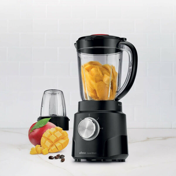 Ufesa Coral Black 600W Blender – 1.5 L