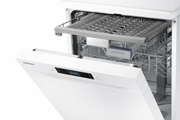 Lavastovilje Samsung DW60M6050FW – 14 vende, 6 programe, A++, Higjienë dhe Kursim Energjie