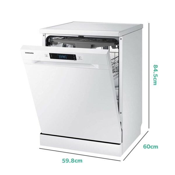 Lavastovilje Samsung DW60M6050FW – 14 vende, 6 programe, A++, Higjienë dhe Kursim Energjie