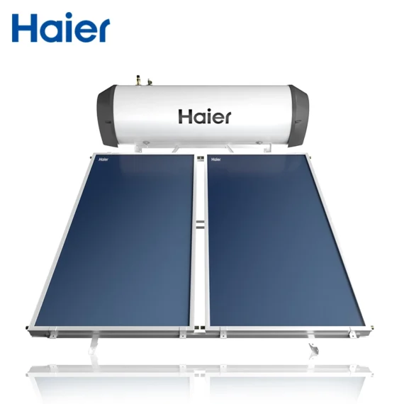 NGROHES UJI ME PANEL DIELLOR (CATI DHE TARRACA) HAIER TP300JEF 300LITRA Ngrohës Uji Diellor HAIER TP300JEF 300L – Panel Solar për Çati dhe Tarraca me Kazan Inox & Rezistencë Elektrike