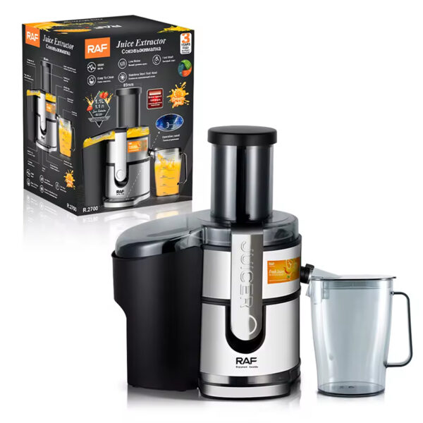 Shtrydhëse RAF R.2700 – Shtrydhëse frutash & perimesh 800W, 1L, çelik inox
