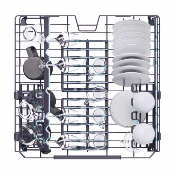 Lavastovilje Haier XS 6A0M4PDB – 16 sete, Motor Inverter, Powerwash, Crystal Protect