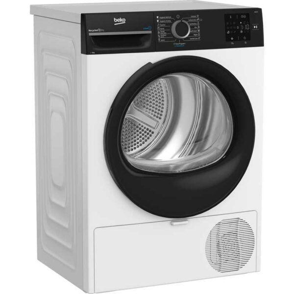 Tharëse Beko BM3T3924WBB 9 kg – Efikasitet maksimal me pompë nxehtësie