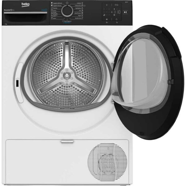 Tharëse Beko BM3T3924WBB 9 kg – Efikasitet maksimal me pompë nxehtësie