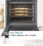 Furrë Inkaso Bosch HBA534BB3 – 71 L, 7 Funksione Gatimi &amp; EcoClean për Rezultate perfekte