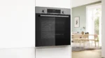 Furrë Inkaso Bosch HBA514BS3 – 71 L, 7 Funksione Gatimi & EcoClean Direct për Pastrim të Lehtë