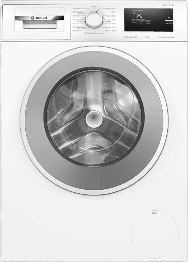Lavatrice Bosch WAN24009IT – 9 kg, 1200 rpm, EcoSilence Drive™ dhe Efikasitet Energjitik A