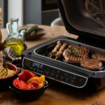 Friteze ARIETE Air Fryer + GrillSteak/Pan 8LT AR4635BK – Gatim i Shëndetshëm dhe Multifunksional