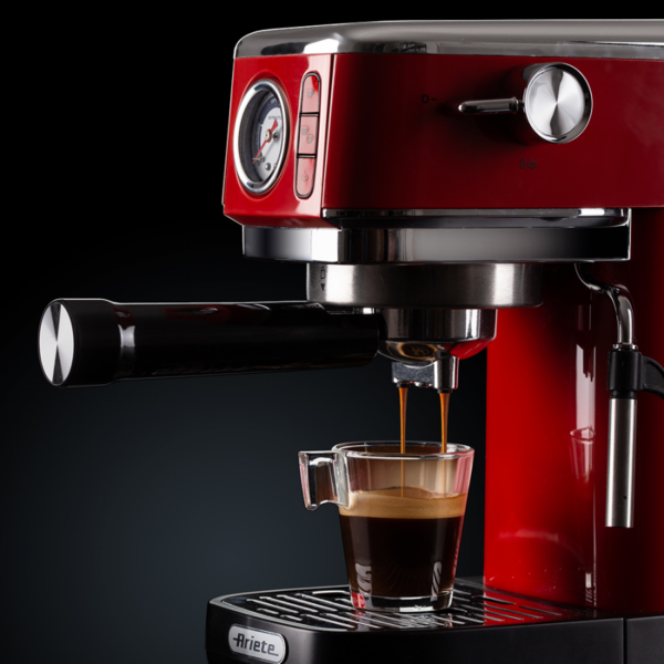 Ekspres ARIETE Moderna Espresso Slim AR1381RD – Performancë Profesionale në Dizajn Kompakt