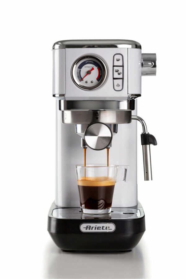 Ekspres ARIETE Slim Metal AR1381 – Espresso Profesionale në Dizajn Kompakt