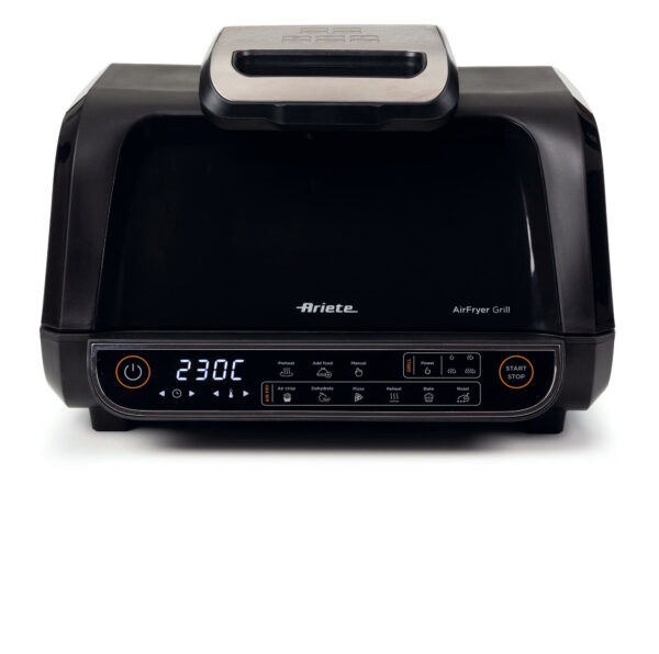 Friteze ARIETE Air Fryer + GrillSteak/Pan 8LT AR4635BK – Gatim i Shëndetshëm dhe Multifunksional