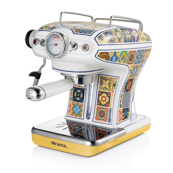 Ekspres Kafe ARIETE Positano AR1389POS – Makineri Espresso me Shkumëzues Qumështi për Shtëpi